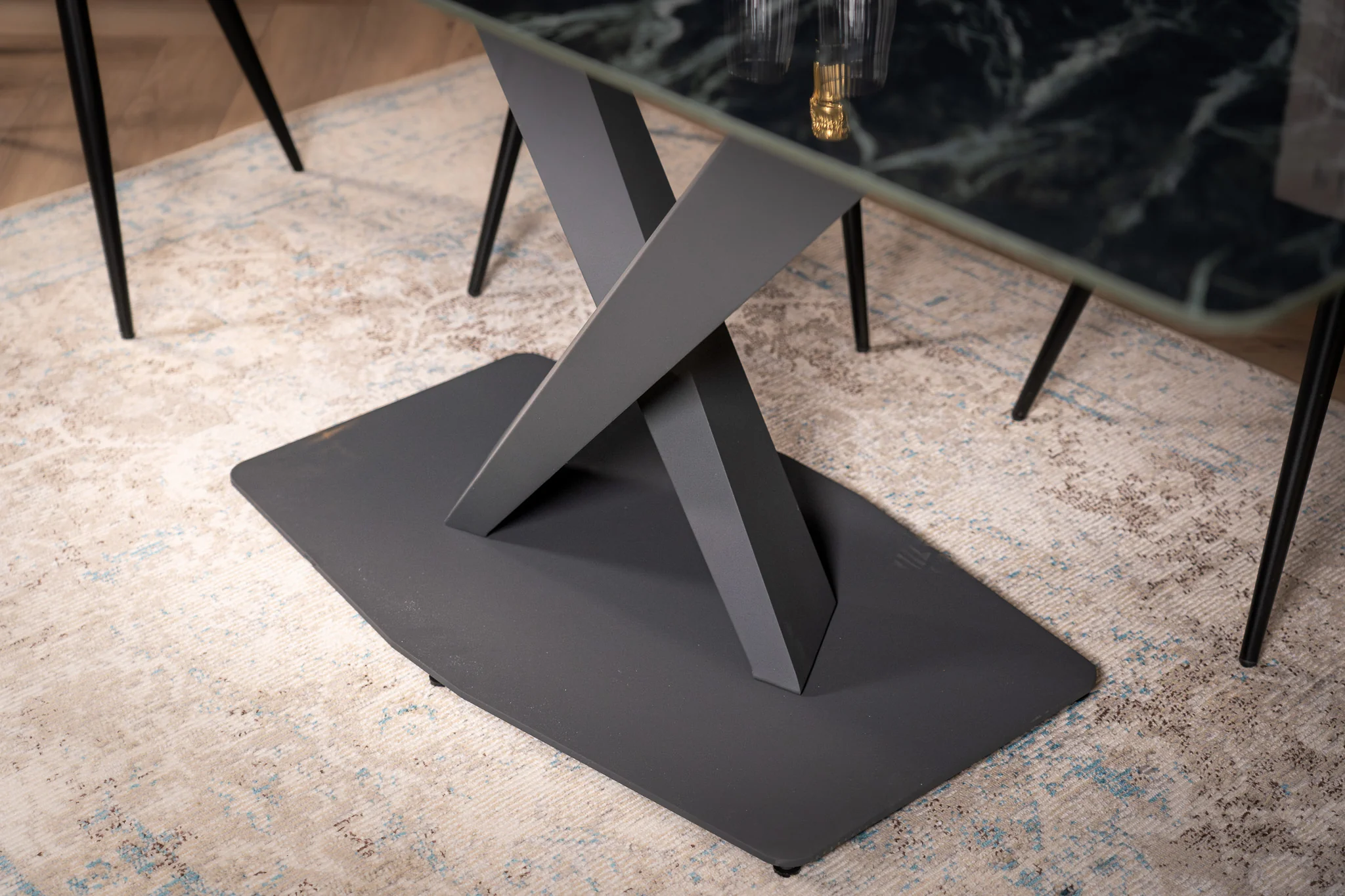 Sintered Stone Dining Table 180cm – Eleganza Green Mist Marble - Image 4