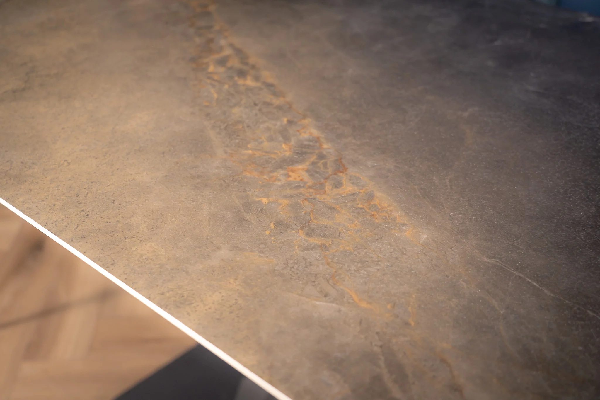 Sintered Stone Dining Table 180cm – Eleganza Grey Gold Vienna - Image 5