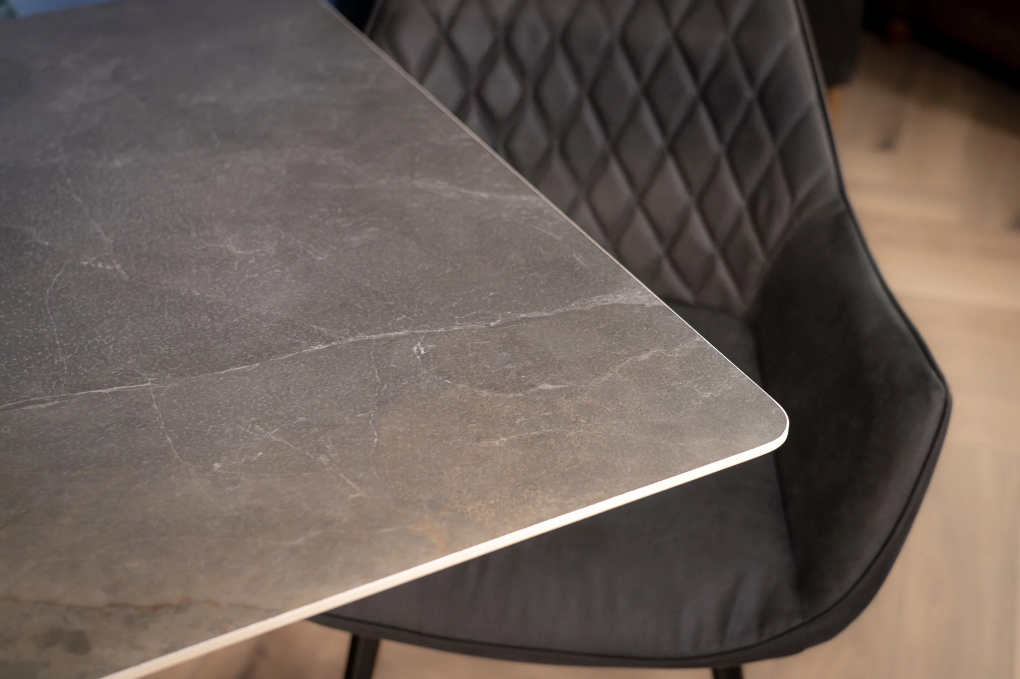 Sintered Stone Dining Table 180cm – Eleganza Grey Gold Vienna - Image 6
