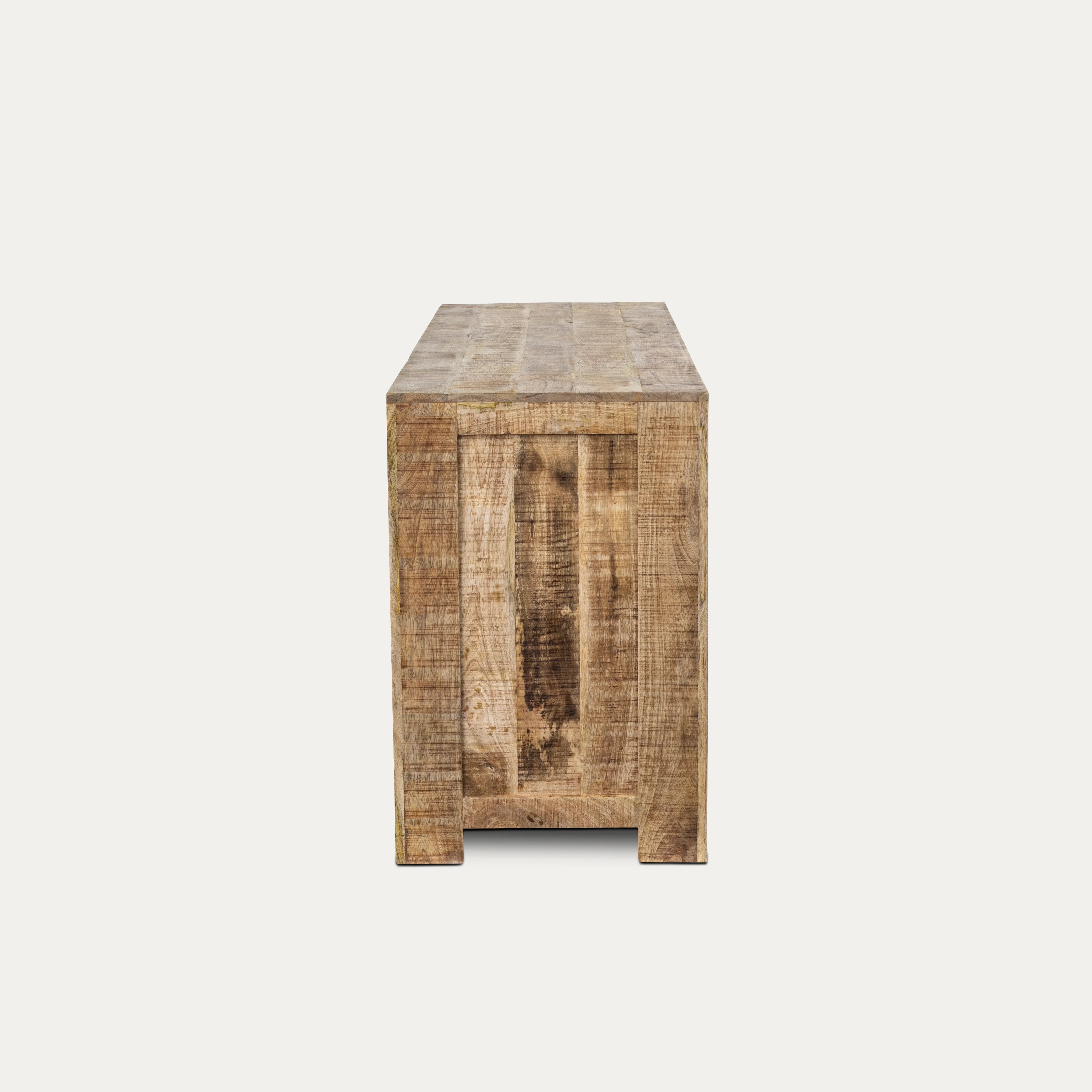 Solid Mango Wood Sideboard Natural Brown 174 cm – Woodland - Image 12